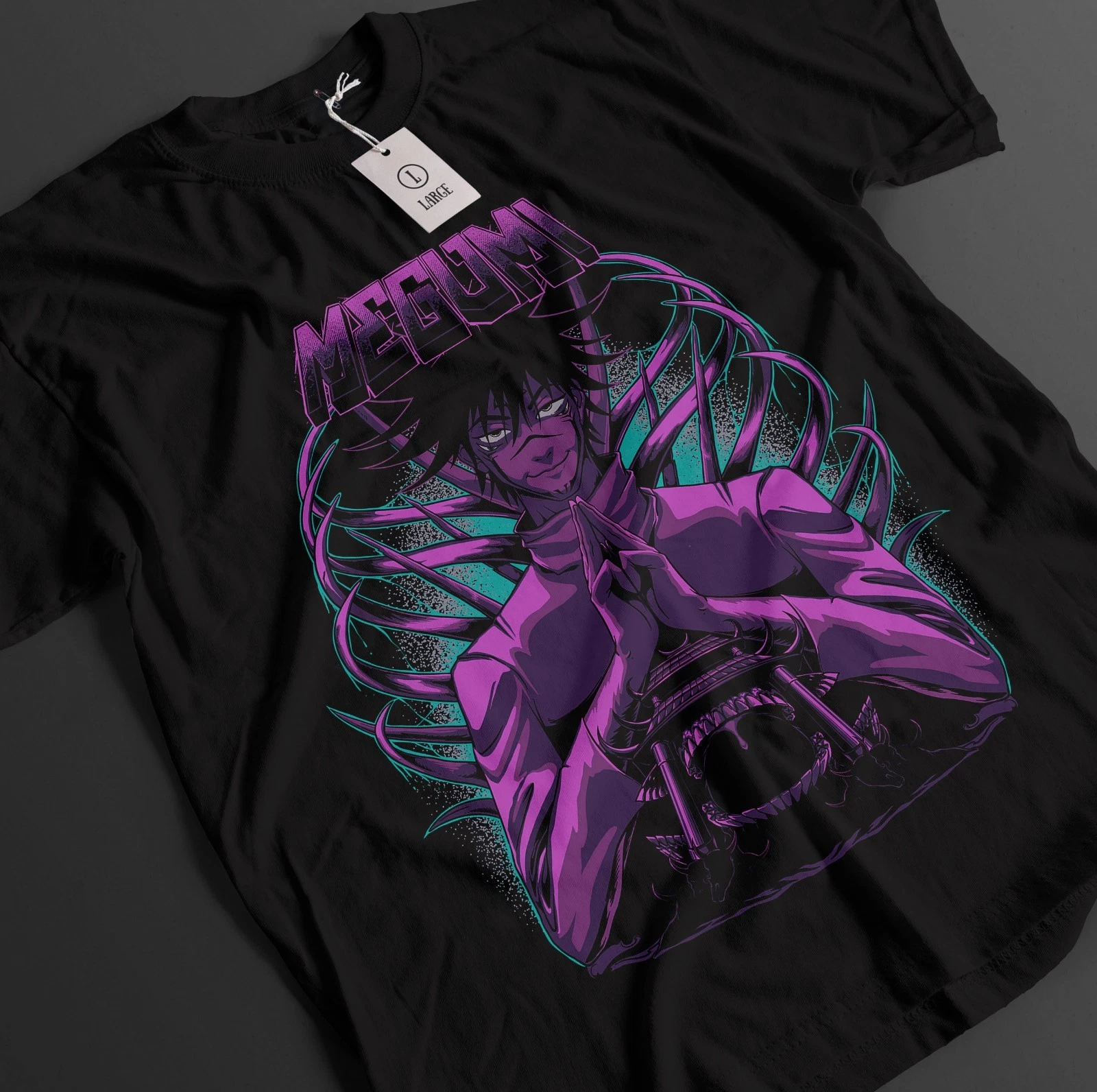 T-shirt Jujutsu Kaisen Anime - Personnages Sukuna, Gojo, Itadori, Megumi - Unisexe Tailles S-5XL