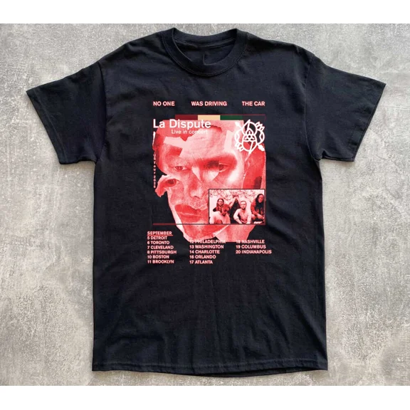 RARE La Dispute Tour 2025 Gift For Fans Black Cotton All Size T-Shirt 1HRL246