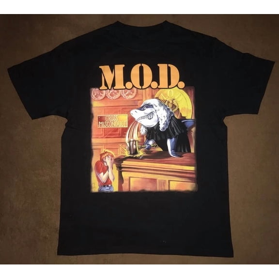 RARE M.O.D. - Gross Misconduct Short Sleeve Black All Size T-Shirt