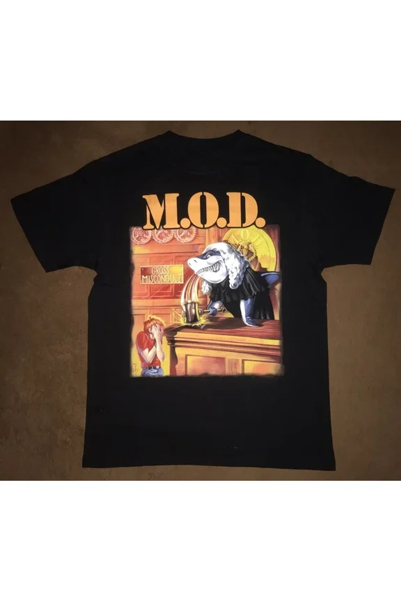 RARE M.O.D. - Gross Misconduct Short Sleeve Black All Size T-Shirt