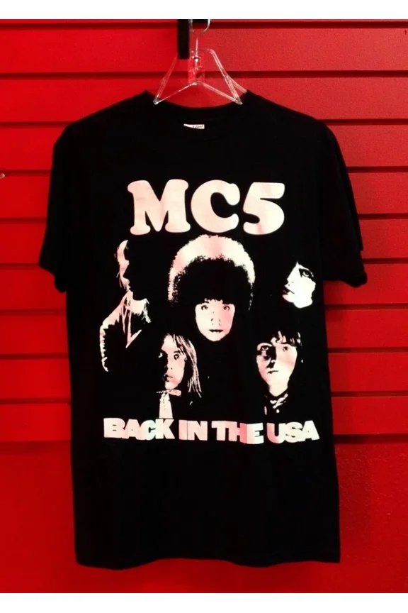 RARE MC5 Back in the USA Black All Size S to 5XL Shirt AR742