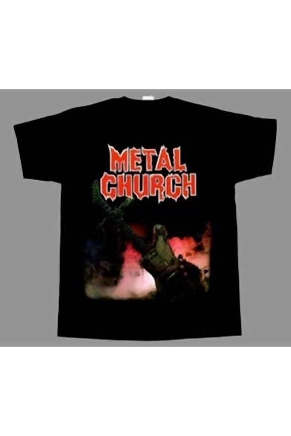 RARE METAL CHURCH OVERKILL NEW BLACK T-SHIRT