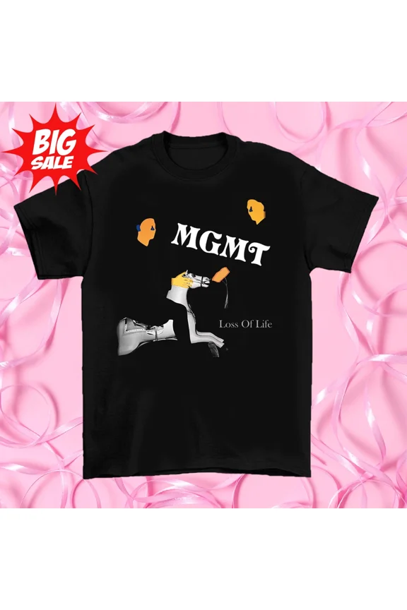RARE MGMT Band Loss of Life Album 2024 For Men Women T-Shirt Full Size