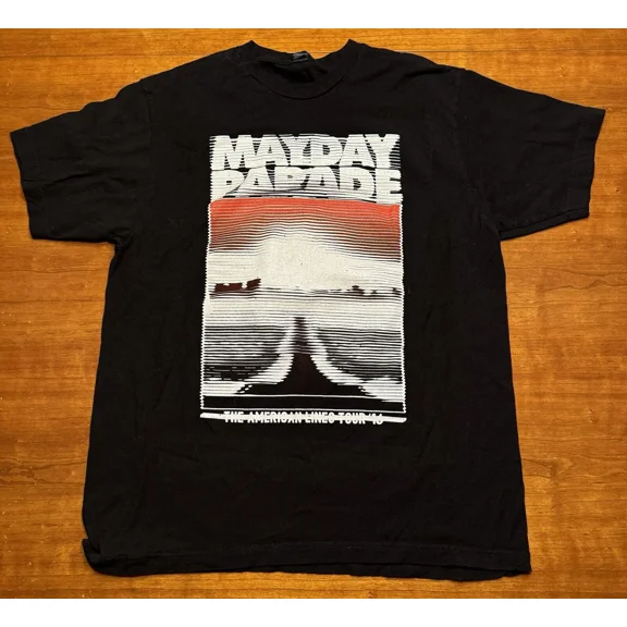 RARE Mayday Parade The American Lines Tour Unisex Short T-Shirt Cotton PR542