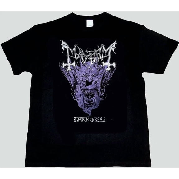 RARE Mayhem band t-shirt, Life Eternal, cotton black shirt, unisex S-5XL TE9221