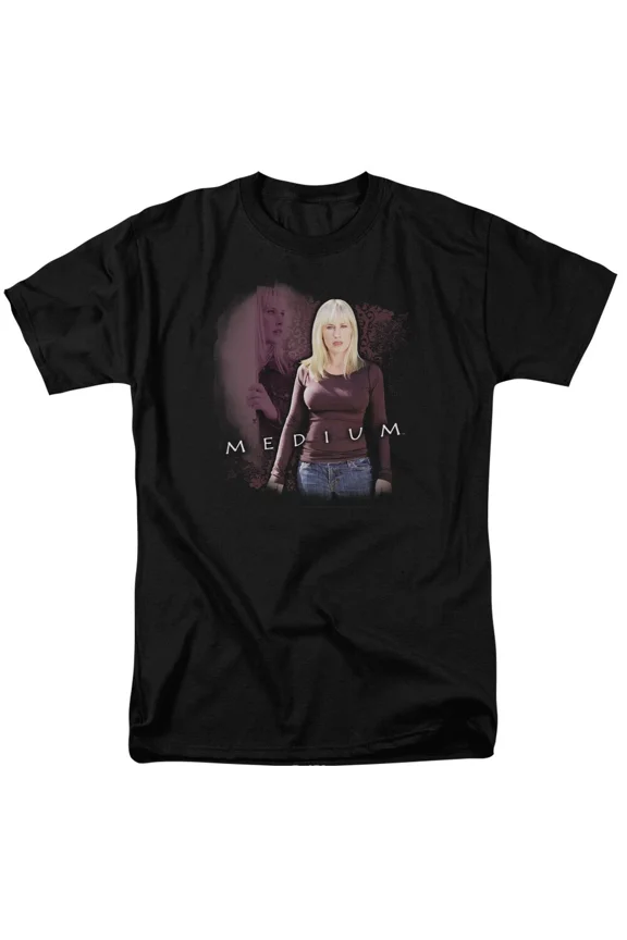 RARE Medium Medium T Shirt Mens Allison Dubois Licensed Classic TV Show Black