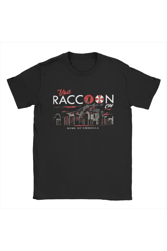 RARE Men's Great Model Umbrellas Corporations T Shirt Pure Cotton Clothes Cool