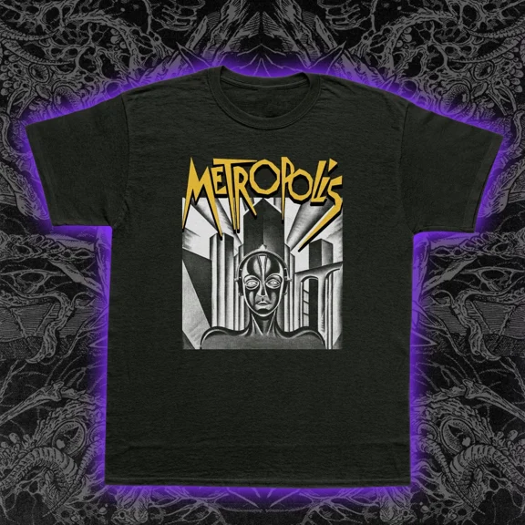 RARE Metropolis Anime T-Shirt Osamu Tezuka Retro Sci-Fi Robot Manga Graphic Tee