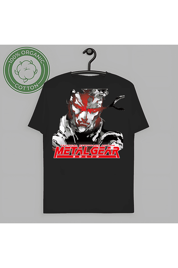 RARE Mgs 1 Metal Gear Solid Solid Snake Accessories Shirt for Men Women Funny 100% Co-TH59822