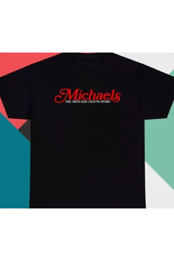 RARE Michaels Store Logo Arts & Crafts Frames Seasonal Decor Funny T shirt