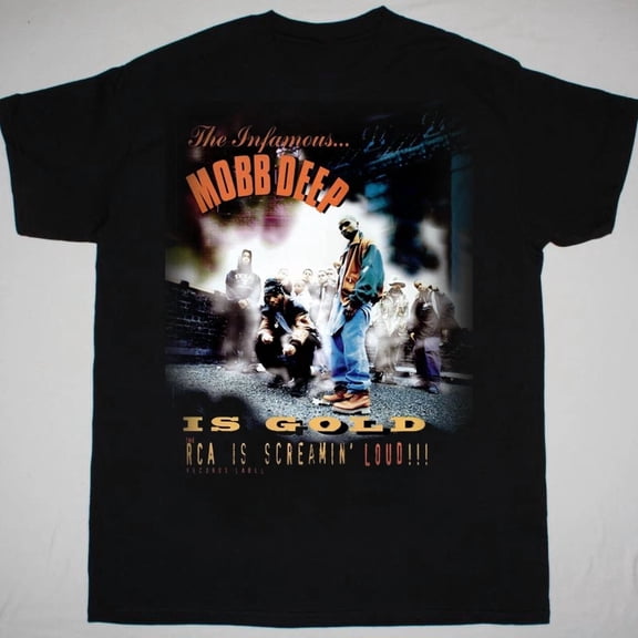 RARE Mobb Deep the infamous Black Adult Unisex T-Shirt All Size