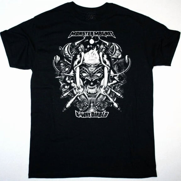RARE Monster Magnet Band 4-Way Diablo Cotton Black All Size Men Women Shirt IN752