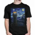 thumbnail image 1 of RARE Mordor Starry Night T-Shirt, LOTR Fan Shirt, Rings Of Power Shirt, Funny LOTR, 1 of 2