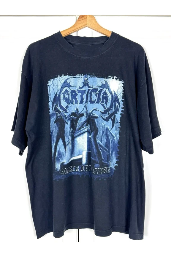 RARE Mortician Zombie Apocalypse Very Rare Vintage 1998 T-shirt HRL618