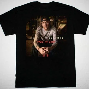 RARE NEW Bailey Zimmerman fall in love T-shirt black Short sleeve S-5Xl