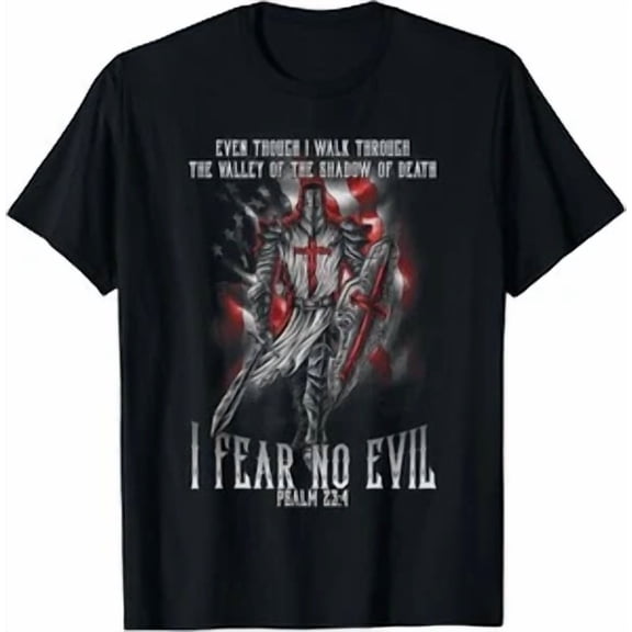 RARE NEW LIMITED Even Though I Walk Through The Valley Of The Shadow Of Death T-Shirt