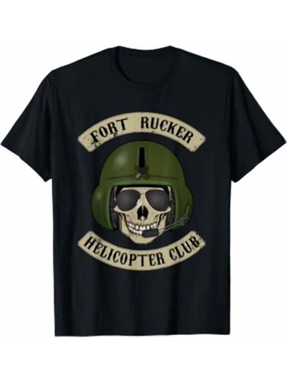 RARE NEW LIMITED Fort Rucker Helicopter Club Pilot Crew Chief T-Shirt Size S-5XL