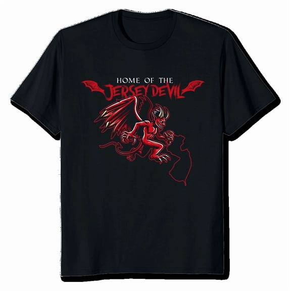 RARE NEW LIMITED Home Of The Jersey Devil Cryptid New Jersey USA T-Shirt