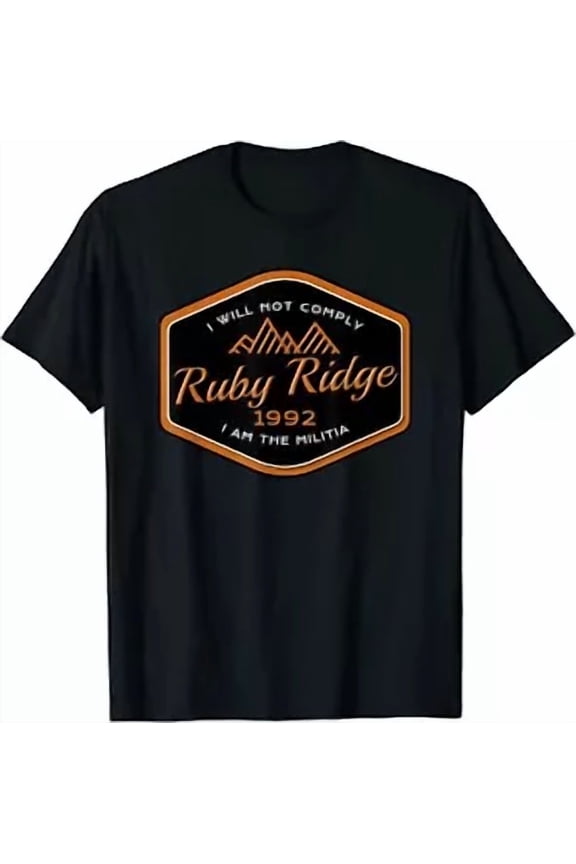 RARE NEW LIMITED Remember Ruby Ridge 1992. I Will Not Comply T-Shirt