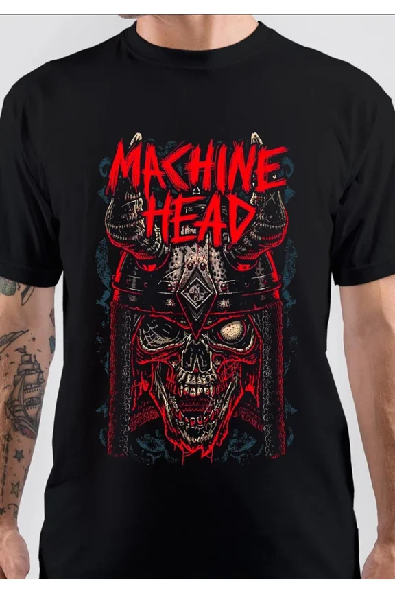 RARE NEW Machine Head T-Shirt Black Cotton All size S-345XL Gift Friends