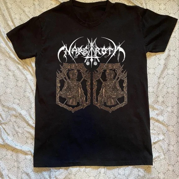 RARE NEW Nargaroth Band 2025 Short Sleeve Black All Size T-Shirt BT186