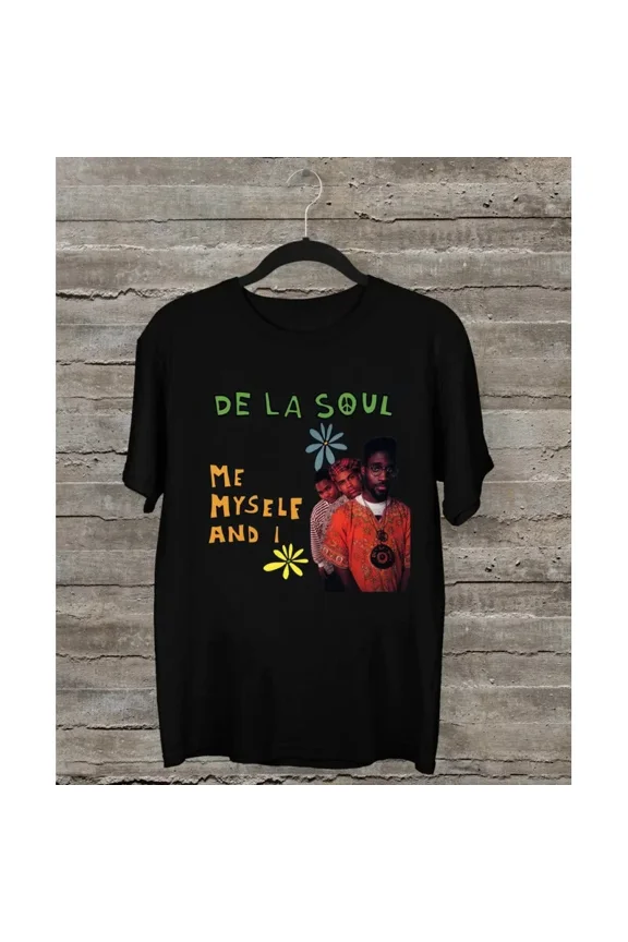 RARE NEW Popular De La Soul Short Sleeve Black All Size Shirt