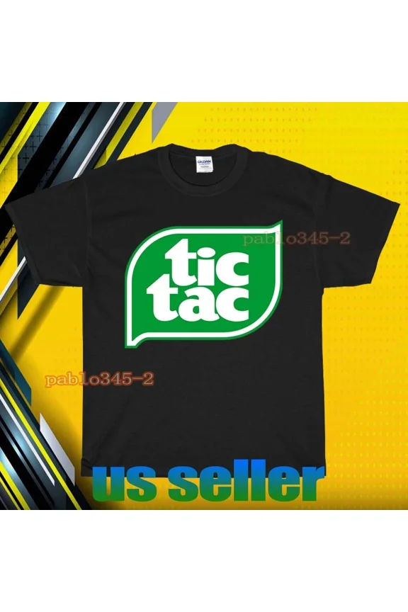 RARE NEW SHIRT TIC TAC MINTS LOGO T-SHIRT UNISEX FUNNY AMERICAN USA TEE SIZE S-5XL