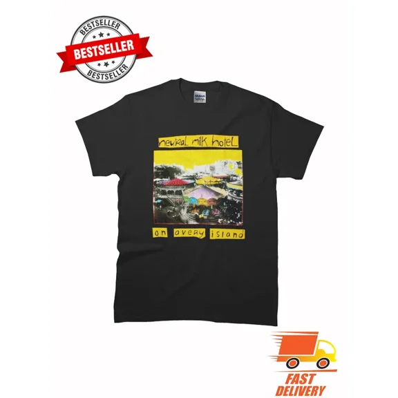 RARE New Design Neutral Milk Hotel On Avery Island Classic MAN WOMAN T-Shirt S to 5XL