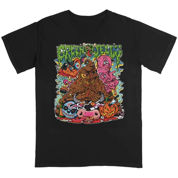 RARE New Green Jelly Band T-shirt All Size S to 5XL SE140 FREE SHIPPING
