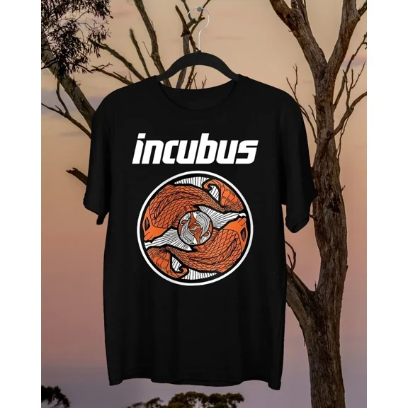 RARE New Incubus Band Basic Gift For Fan Black All Size Unisex T-shirt S2586