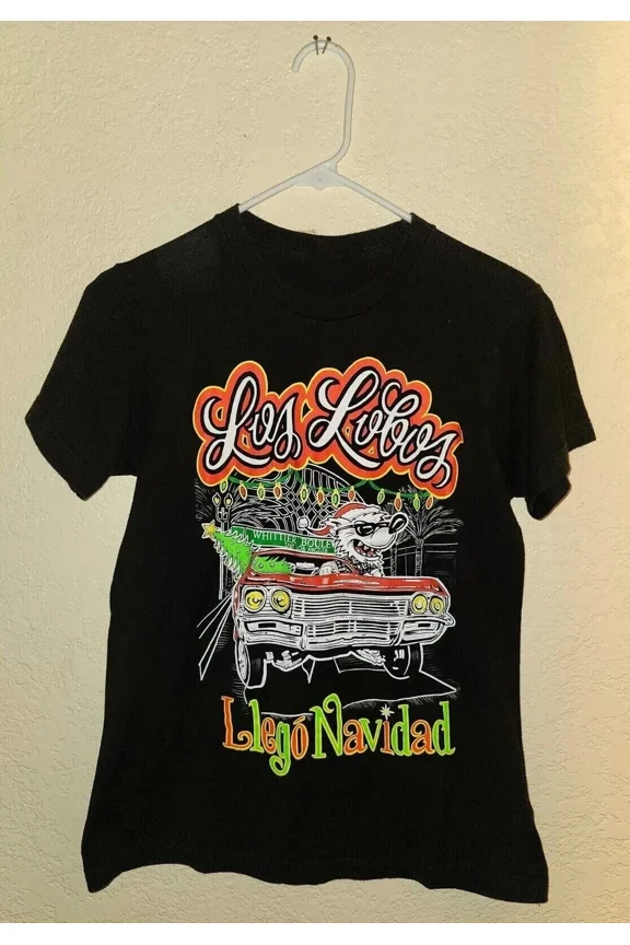RARE New Los Lobos Feliz Navidad Gift For Fans Unisex S-5XL Shirt BL1431