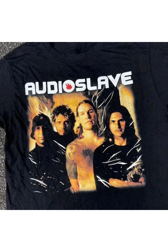 RARE New Popular Audioslave Black T-Shirt Cotton Full Size S-5XL JK700