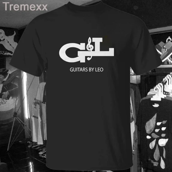 RARE New Shirt G&L Guitars Music Logo T-shirt Funny Size S to 5XL