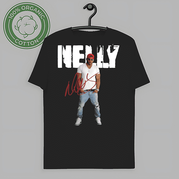 RARE New, hot,... Rare Nelly Singer Shirt Gift for Fans Black T shirts-TH59748