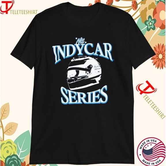 RARE Ntt Indycar Series Helmet T-Shirt Size S-5Xl For Fans