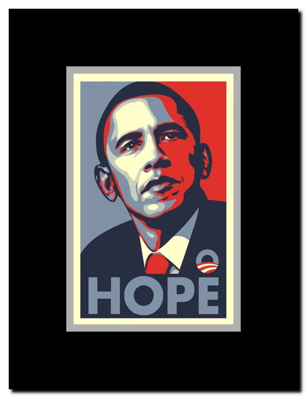 RARE Obama Campaign Poster - HOPE Framed Movie Poster