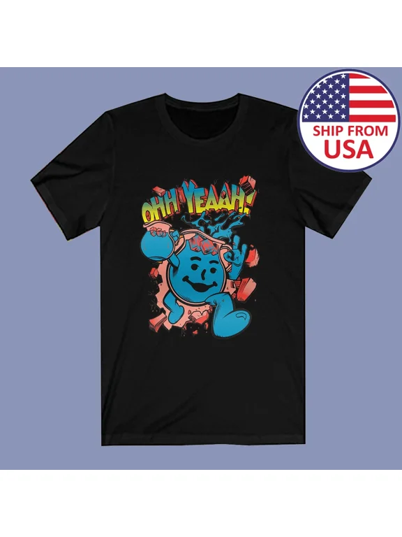 RARE Ohh Yeah Kool Aid Drink Men's Black Size S to 3XL