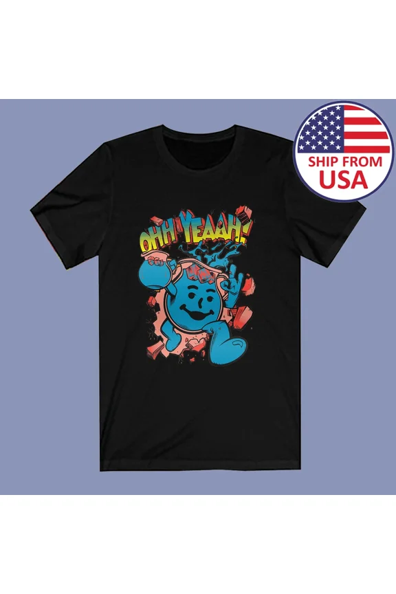RARE Ohh Yeah Kool Aid Drink Men's Black Size S to 3XL