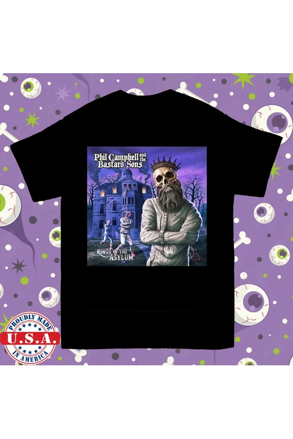 RARE PHIL CAMPBELL AND THE BASTARD SONS KINGS OF THE ASYLUM T Shirt Size S-5XL ET1354
