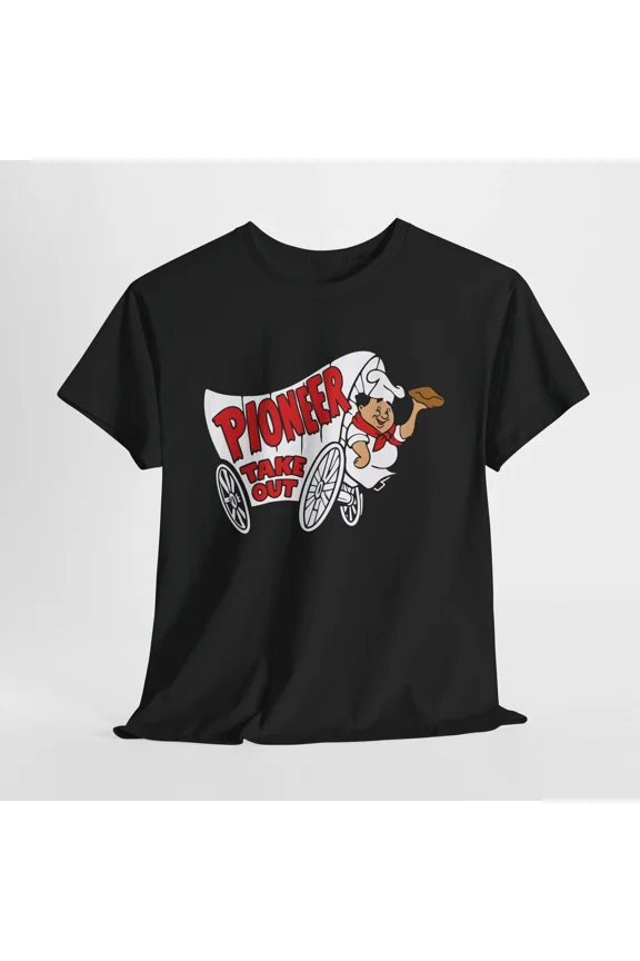 RARE Pioneer Chicken Logo SHIRT Vintage Fast Food Restaurant Tee S-5XL