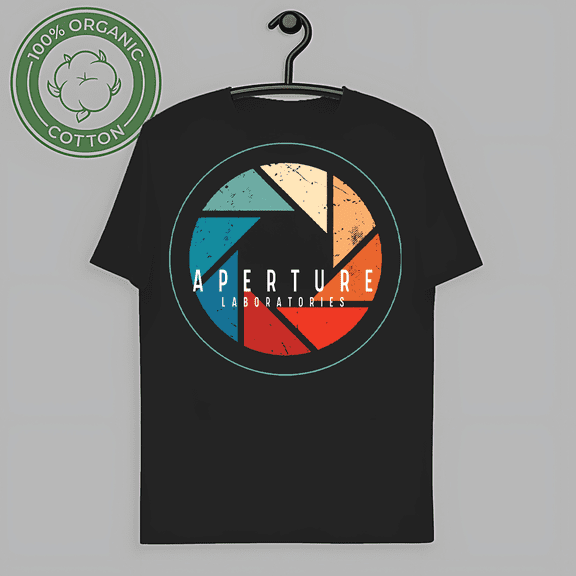RARE Portal And Portal 2 T-Shirt - Aperture Laboratories Shirt-TH59967