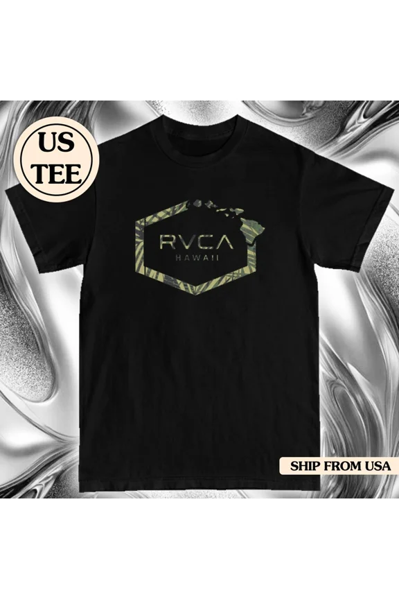 RARE RVCA Hawaii Short Sleeve T-Shirt R4286