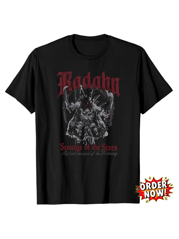 RARE Radahn Scourge Of The Stars Elden Ring T-Shirt RPG Game Fan Graphic Tee