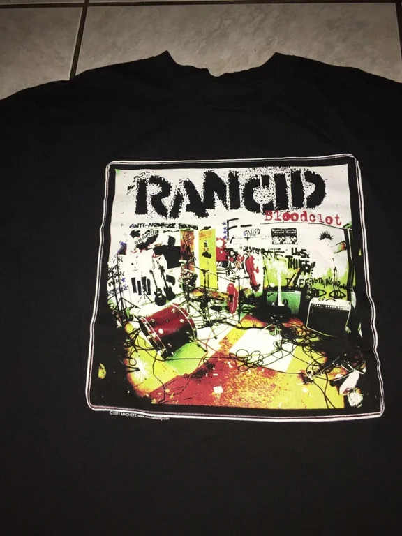 RARE Rancid Bloodclot T-Shirt For Men Women Tee All Size S-4XL MO092