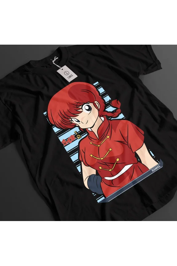 RARE Ranma Shirt Akane Tshirt Ryoga T-Shirt Shampoo Top Genma Anime Ukyo Happosai Tee