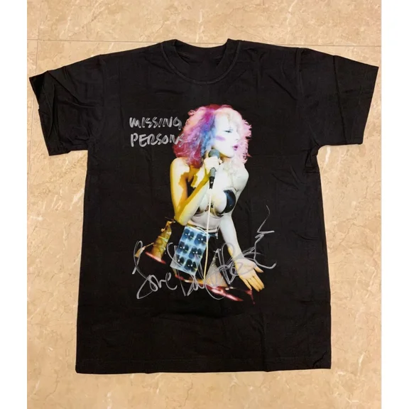 RARE Rare Dale Bozzio Missing Persons Short Sleeve Cotton S to 5XL T-shirt S6546