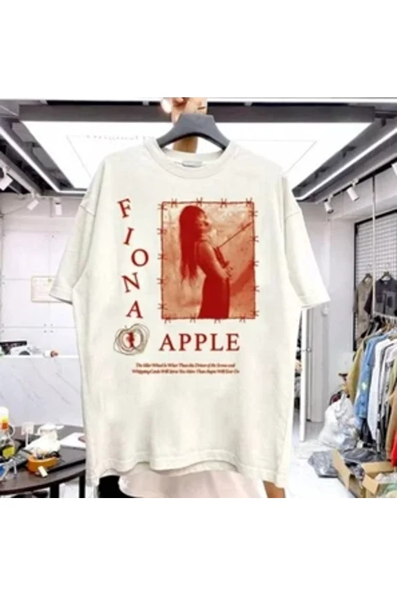 RARE Rare Fiona Apple 90s basic style White T shirt Men Women vtg S-5XL