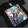 thumbnail image 1 of RARE Record Of Ragnarok Shirt Jack The Ripper Tshirt Buda T-Shirt Adam Top Anime Tee, 1 of 2