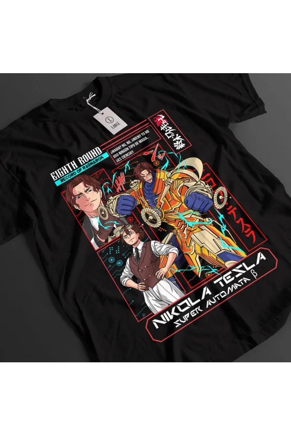 RARE Record Of Ragnarok Shirt Jack The Ripper Tshirt Buda T-Shirt Adam Top Anime Tee