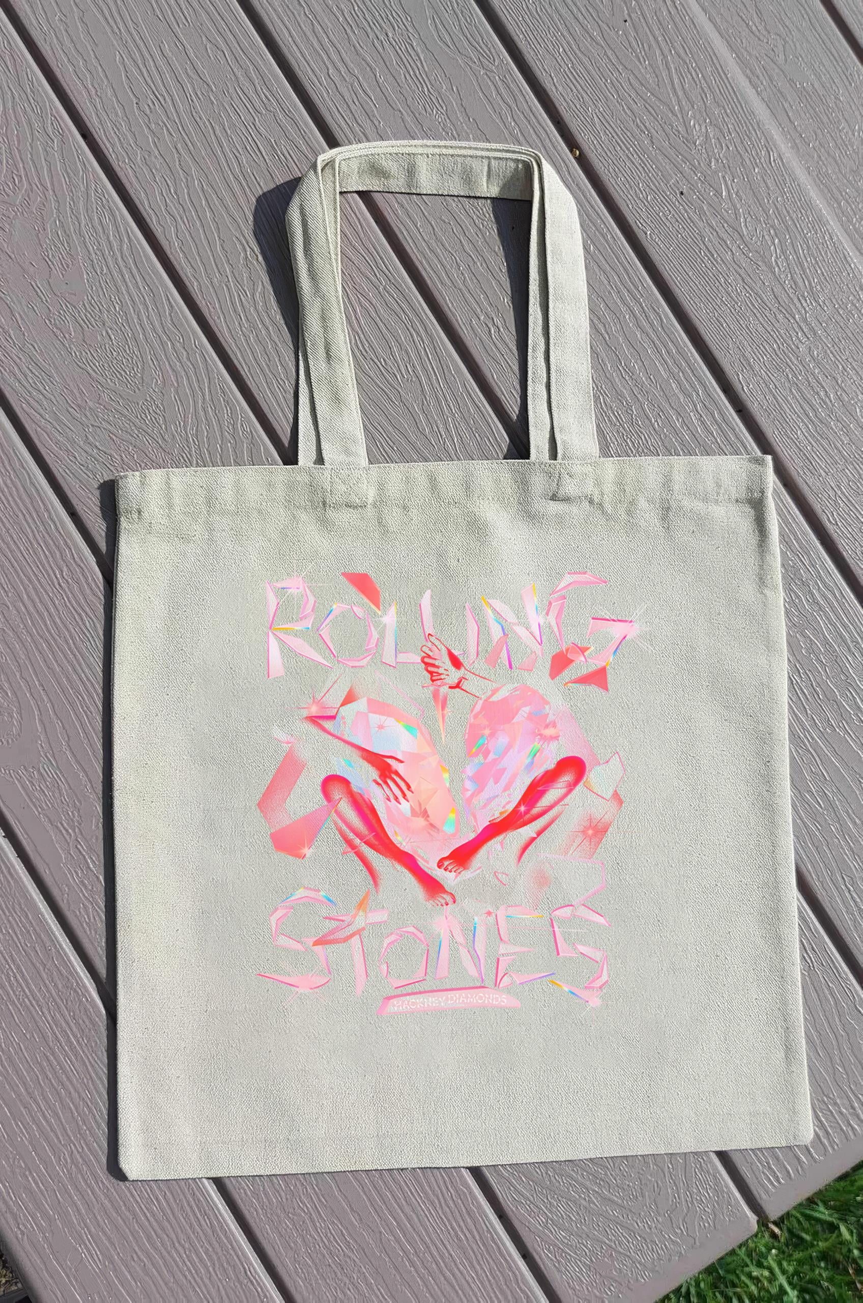 RARE! Rolling Stones 2024 Hackney Diamonds Tour Dates Bag